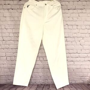 Lauren Ralph Lauren Women’s Classic 5 Pocket White Denim High Rise Jeans Size 8